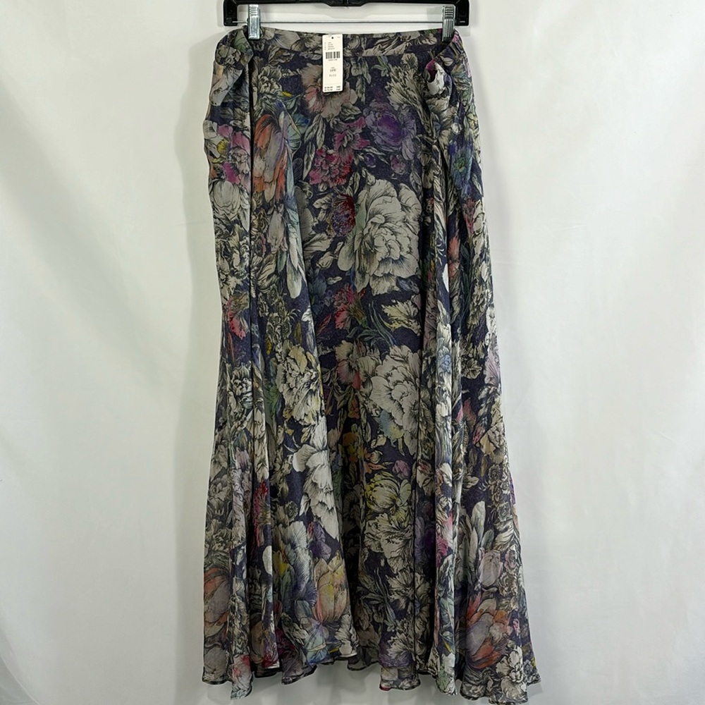 Anthropologie Floral Midi Skirt - Multicolor